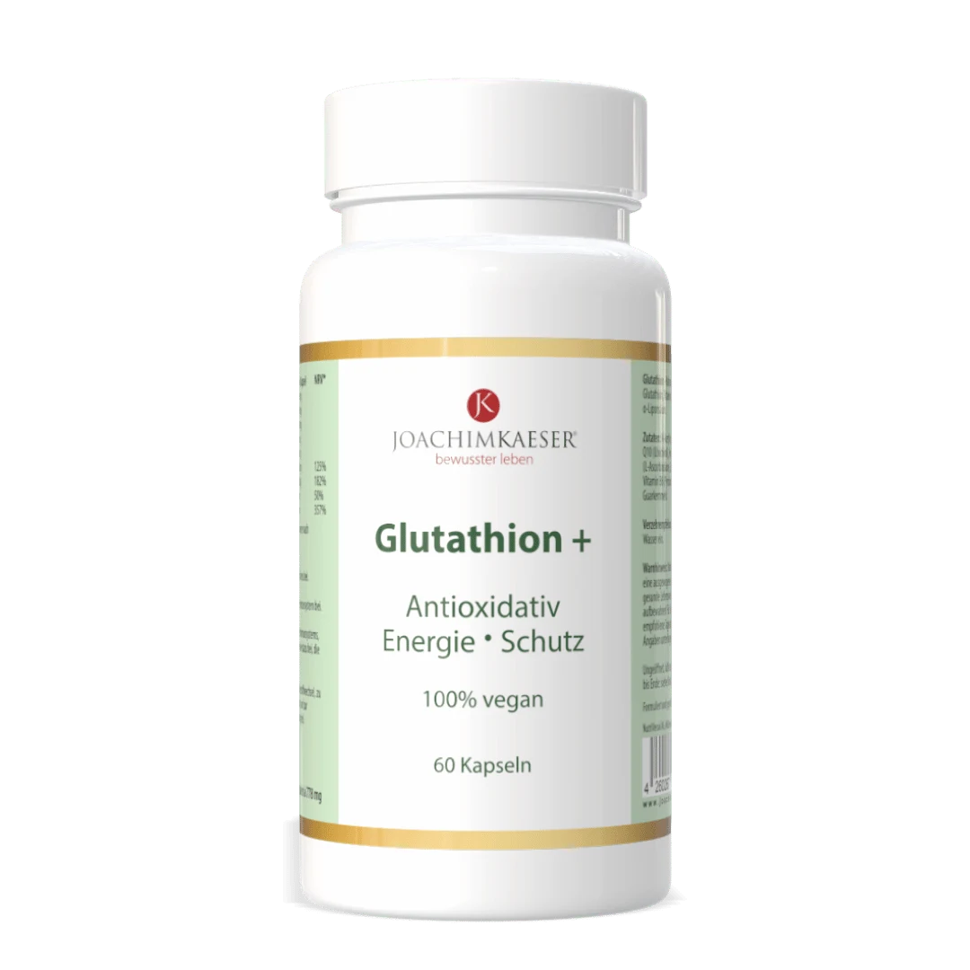 Glutathion + – mit NAC, Coenzym Q10, Selen & Zink