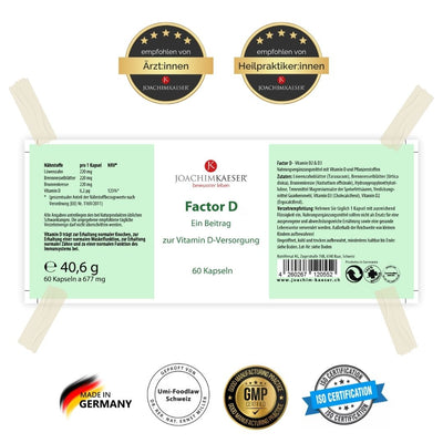 Factor D - Vitamin D2 & D3 | Sondergröße