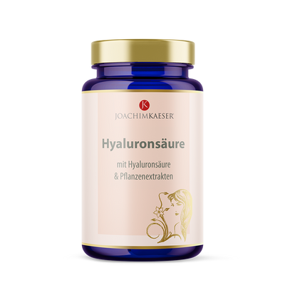 Hyaluronsäure – 180 mg mit Vitamin C, Zink & Biotin für die Haut, 60 vegane Kapseln