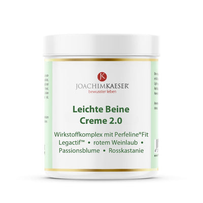 Leichte Beine Creme – kühlende Beinpflege mit Menthol, Mäusedorn & Mandelöl, 250 ml