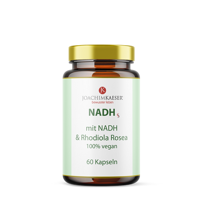 NADH – 2,6 mg NADH mit Rhodiola, Schisandra, Vitamin B6, C & D, 60 vegane Kapseln