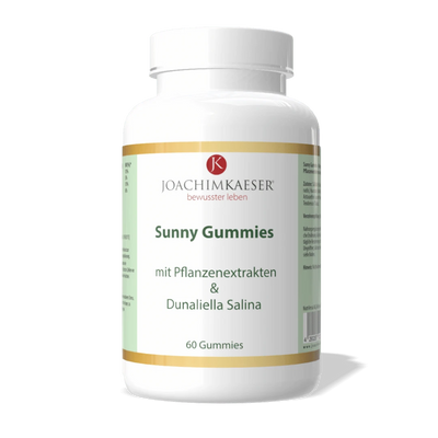 Sunny Gummies – Karotte, Dunaliella salina & Astaxanthin mit Vitamin A, C, E & Kupfer